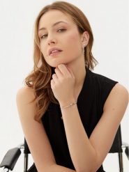 Guess Bransoletka JUBB05 062JW Złoty. Żółte bransoletki Guess, metalowe. Za 219.99 zł.