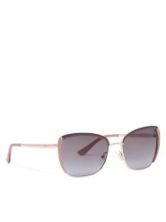 Guess Okulary przeciwsłoneczne GU00218 Brązowy. Brązowe okulary przeciwsłoneczne Guess, z aplikacjami, metalowe. Za 539.99 zł.