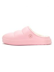 Avispas Klapki "Simson" w kolorze jasnoróżowym rozmiar: 41. Różowe klapki Avispas, bez wzorów, z materiału, klasyczne, bez obcasa, bez zapięcia. Za 104.99 zł.