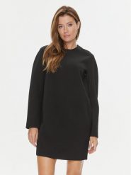 Calvin Klein Sukienka codzienna K20K205966 Czarny Relaxed Fit. Czarne sukienki Calvin Klein, na co dzień, bez wzorów, z syntetyku, bez kołnierzyka, bez ramiączek, proste. Za 939.99 zł.