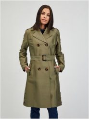 Orsay Trencz w kolorze khaki rozmiar: 36. Brązowe płaszcze Orsay, bez wzorów, z tkaniny, bez kaptura. Za 101.23 zł.