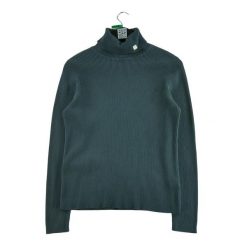 Second life - Szara sweter z golfem dla kobiet - Stan bardzo dobry. Szare swetry Ralph Lauren, bez wzorów, bez ramiączek. Za 118.40 zł.
