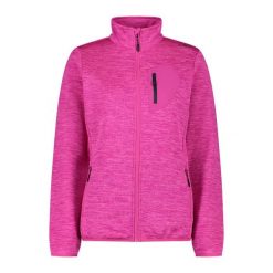 Damska bluza zapinana na zamek CMP. Czerwone bluzy CMP, bez wzorów, bez ramiączek, bez kaptura. Za 215.50 zł.
