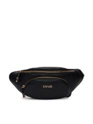 Liu Jo Nerka AA6213 E1012 Czarny. Czarne nerki i saszetki Liu Jo, bez wzorów, ze skóry, bez dodatków. Za 519.99 zł.