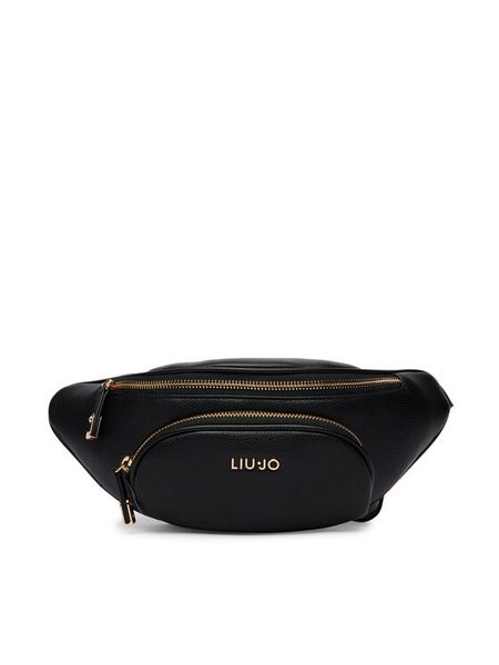 Liu Jo Nerka AA6213 E1012 Czarny. Czarne nerki i saszetki Liu Jo, bez wzorów, ze skóry, bez dodatków. Za 363.99 zł.