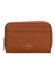 Charm Portfel "Birmingham" w kolorze jasnobrązowym - 12,5 x 8,5 x 2,5 cm rozmiar: onesize. Brązowe portfele Charm, bez wzorów, z materiału. Za 50.95 zł.