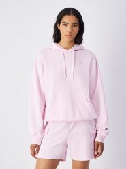 Champion Bluza w kolorze jasnoróżowym rozmiar: S. Różowe bluzy Champion, s, bez wzorów, bez ramiączek, z kapturem. Za 127.95 zł.