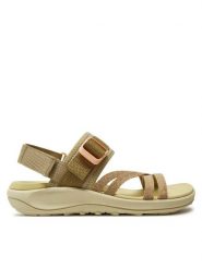 Merrell Sandały Terran 4 Backstrap J006796 Brązowy. Brązowe sandały Merrell, bez wzorów, ze skóry, bez obcasa, na płaskiej podeszwie, bez zapięcia. Za 349.99 zł.