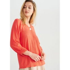 Bluzka z wiskozy - Pomarańczo. Bluzki marki Reserved. Za 99.99 zł.