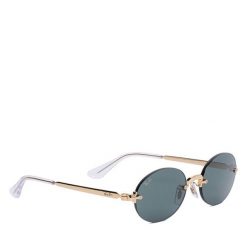 Okulary przeciwsłoneczne Ray-Ban. Żółte okulary przeciwsłoneczne Ray-Ban, bez wzorów, złote. Za 869.99 zł.