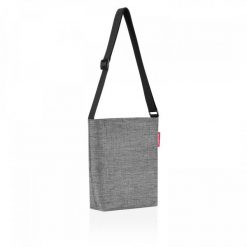 Torba shoulderbag s twist silver. Szare torby podróżne Reisenthel, bez wzorów, z materiału, na ramię. W wyprzedaży za 90.90 zł.