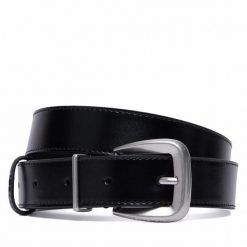 Pasek Damski Calvin Klein. Czarne paski Calvin Klein, bez wzorów. Za 249.99 zł.