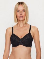 Chantelle Biustonosz z fiszbiną Day To Night C15F10 Czarny. Czarne biustonosze Chantelle, bez wzorów, z syntetyku. Za 249.99 zł.