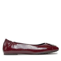 Baleriny Tory Burch. Brązowe baleriny Tory Burch, bez wzorów, bez obcasa, bez zapięcia. Za 1,539.00 zł.