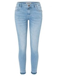 Timezone Dżinsy "Aleena" - Slim fit - w kolorze błękitnym rozmiar: W26/L32. Niebieskie jeansy Timezone, l, z aplikacjami, klasyczne. Za 127.35 zł.