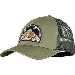 FJALLRAVEN Czapka z daszkiem Badge Langtradarkeps green-L/XL. Zielone czapki z daszkiem Fjällräven, z aplikacjami, z bawełny, klasyczne. Za 233.15 zł.