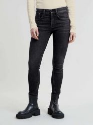 G-Star Dżinsy - Skinny fit - w kolorze ciemnoszarym rozmiar: W28/L32. Szare jeansy G-Star, l, z aplikacjami, klasyczne. Za 136.45 zł.