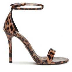 Sandały Aldo. Czarne sandały Aldo, bez wzorów, bez obcasa, na płaskiej podeszwie, bez zapięcia. Za 229.99 zł.