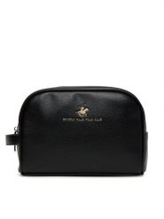 Beverly Hills Polo Club Kosmetyczka BHPC-U1-004-SS25 Czarny. Czarne torebki klasyczne Beverly Hills Polo Club, bez wzorów, z materiału, bez dodatków. Za 79.99 zł.