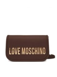 LOVE MOSCHINO Torebka JC4028PP1NKD0301 Brązowy. Brązowe listonoszki Love Moschino, bez wzorów, ze skóry, bez dodatków. Za 589.99 zł.