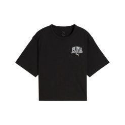 Puma Koszulka Class Relaxed Crop 68503001. Czarne t-shirty sportowe Puma, l, bez wzorów, bez ramiączek. Za 77.99 zł.