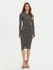 NORMA KAMALI Sukienka codzienna KK3243PLD25657 Szary Slim Fit. Szare sukienki Norma Kamali, na co dzień, l, bez wzorów, z syntetyku, bez kołnierzyka, bez ramiączek, proste. Za 899.99 zł.