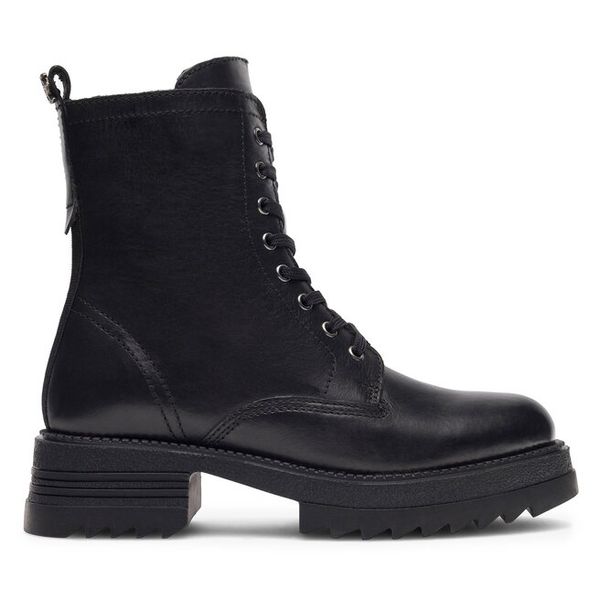 Botki Lasocki. Czarne botki Lasocki, bez wzorów, bez obcasa, na płaskiej podeszwie, bez zapięcia. Za 239.99 zł.