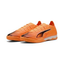 Halowe buty piłkarskie unisex ULTRA 6 MATCH PUMA. Brązowe buty do biegania Puma, bez wzorów, bez zapięcia, do biegania. Za 369.00 zł.