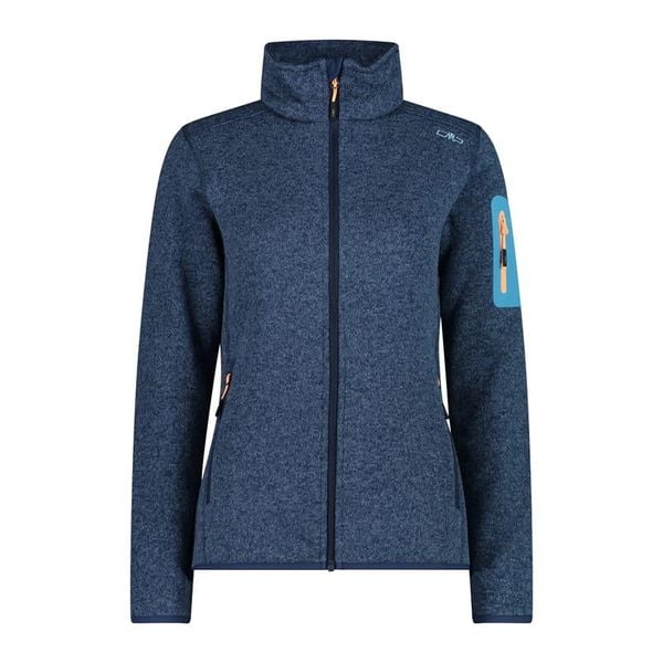 Bluza damska turystyczna CMP 3H14746. Niebieskie bluzy CMP, m, bez wzorów, z polaru, bez kaptura, trekkingowe. W wyprzedaży za 188.99 zł.