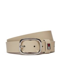 Pasek Damski Tommy Jeans. Brązowe paski Tommy Jeans, bez wzorów, z jeansu. Za 159.99 zł.