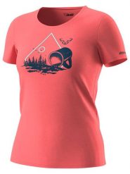 DYNAFIT Koszulka funkcyjna "ARTIST SERIES" w kolorze łososiowym rozmiar: L. Pomarańczowe t-shirty sportowe Dynafit, l, bez wzorów, z bawełny, bez ramiączek, outdoorowe. Za 119.12 zł.