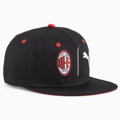 Czapka Z Daszkiem Puma Acm Fan Flatbrim Cap. Czarne czapki z daszkiem Puma, bez wzorów, eleganckie. Za 81.80 zł.