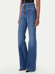 Elisabetta Franchi Jeansy PJ-17D-61E2 139 Niebieski Regular Fit. Niebieskie jeansy Elisabetta Franchi, bez wzorów, z bawełny. Za 1,619.00 zł.