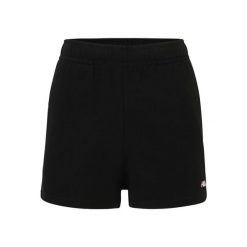Szorty damskie Fila Lusciano. Czarne szorty sportowe Fila, bez wzorów, z bawełny, z standardowym stanem, do biegania. Za 177.75 zł.