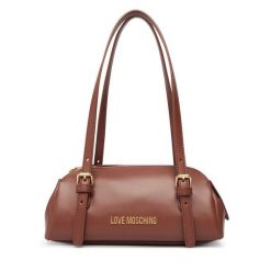 Torebka LOVE MOSCHINO. Brązowe torebki klasyczne Love Moschino, bez wzorów, klasyczne, bez dodatków. Za 729.99 zł.