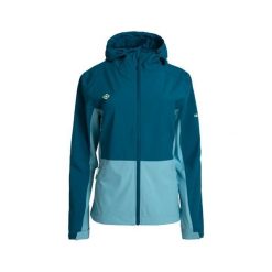 Kurtka damska typu soft shell LANETTE W, wodoodporna, wiatroszczelna i termiczna. Niebieskie kurtki przejściowe sportowe IZAS, bez wzorów, z softshellu, bez kaptura, trekkingowe. Za 443.43 zł.