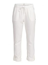 Roxy Spodnie w kolorze białym rozmiar: S. Białe spodnie materiałowe Roxy, bez wzorów, z materiału. Za 78.66 zł.