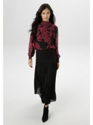 Aniston Spódnica w kolorze czarnym rozmiar: 46. Czarne spódnice Aniston, na co dzień, bez wzorów, midi, proste. Za 74.28 zł.