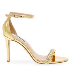 Sandały Steve Madden. Żółte sandały Steve Madden, bez wzorów, bez obcasa, na szpilce, bez zapięcia. Za 599.99 zł.