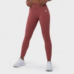 Legginsy sportowe ze średnim stanem Fitness Siroko Success. Brązowe legginsy SIROKO, bez wzorów, z nylonu, sportowe. W wyprzedaży za 105.00 zł.
