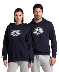 Bluza z kapturem Arena Graphic. Niebieskie bluzy Arena, s, bez wzorów, z materiału, eleganckie, bez ramiączek, z kapturem. Za 362.50 zł.