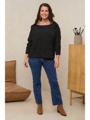 Curvy Lady Sweter w kolorze czarnym rozmiar: 44/46. Czarne swetry Curvy Lady, bez wzorów, klasyczne, bez ramiączek. Za 123.53 zł.