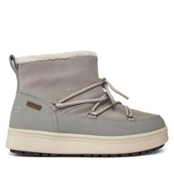 Śniegowce CMP. Szare śniegowce CMP, bez wzorów, bez zapięcia. Za 499.99 zł.