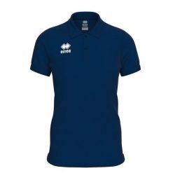 Damska koszulka polo Errea Evo. Niebieskie t-shirty sportowe ERREA, bez wzorów, bez ramiączek. Za 164.00 zł.