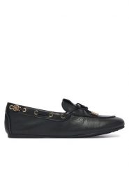 Guess Mokasyny FLFAA2 LEP14 Czarny. Czarne mokasyny Guess, z aplikacjami, ze skóry. Za 544.99 zł.