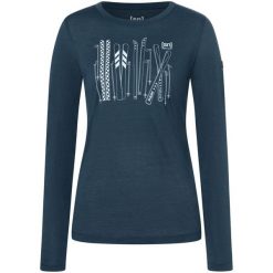 Koszulka z długim rękawem damska SUPER.NATURAL W Fourski. Czerwone t-shirty sportowe super.natural, s, bez wzorów, z materiału, bez ramiączek, narciarskie. Za 279.99 zł.