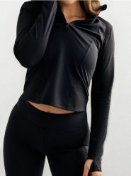 Bluzka sportowa Gym Hard - czarny. Czarne t-shirty sportowe Sinsay, l, bez wzorów, bez ramiączek. Za 35.99 zł.