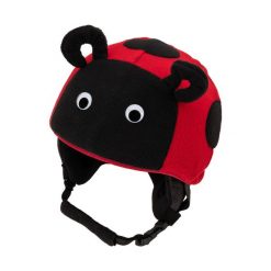 Czapka / nakładka na kask narciarski BIEDRONKA M - 80 cm -maksymalny obwód kasku. Czarne czapki zimowe CASCO, bez wzorów, sportowe. Za 25.00 zł.
