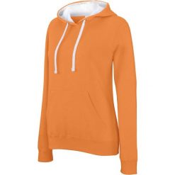 Bluza damska z kapturem Kariban Contrastée. Niebieskie bluzy KARIBAN, s, bez wzorów, z bawełny, z kapturem. Za 128.00 zł.