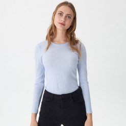 Bluzka z guzikami - Turkusowy. Bluzki marki House. Za 49.99 zł.